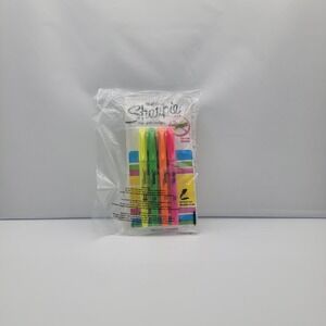 Sharpie Highlighters 2-Pack of‎ 4, Chisel Tip Fluorescent Colors School Office